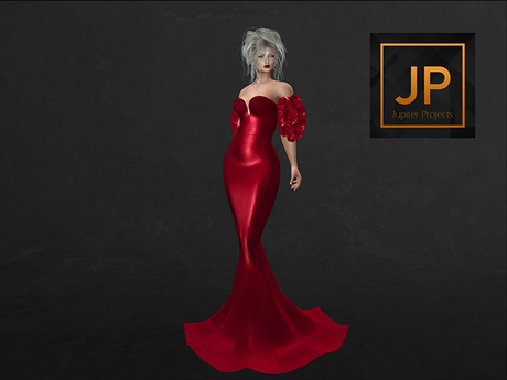 Second Life Marketplace - 8. SOFIA. Lily Star Gown Dress Cherry (BOX